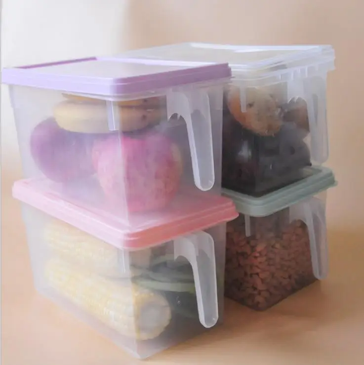 

New Reusable Kitchen Fridge Food Fruit Storage Container Clear Preservation Box Case High-capacity Storage Boxes