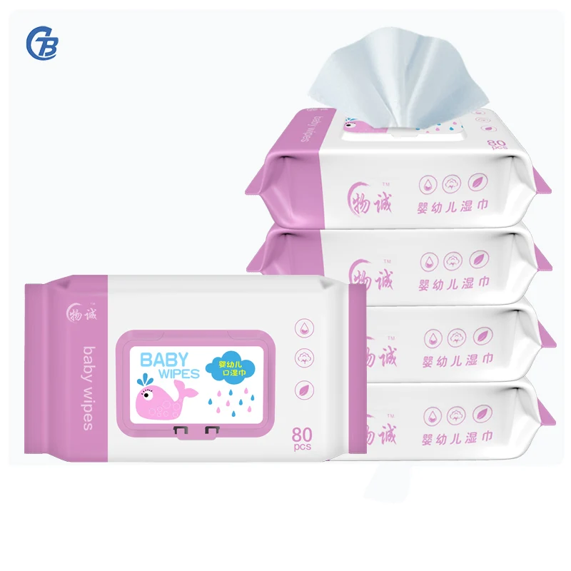 

OEM Organic Baby Wet Wipes Disposable Non Toxic Fragrance Free Brands Baby Wipes in Stock