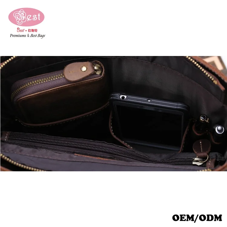 mens leather messenger bag
