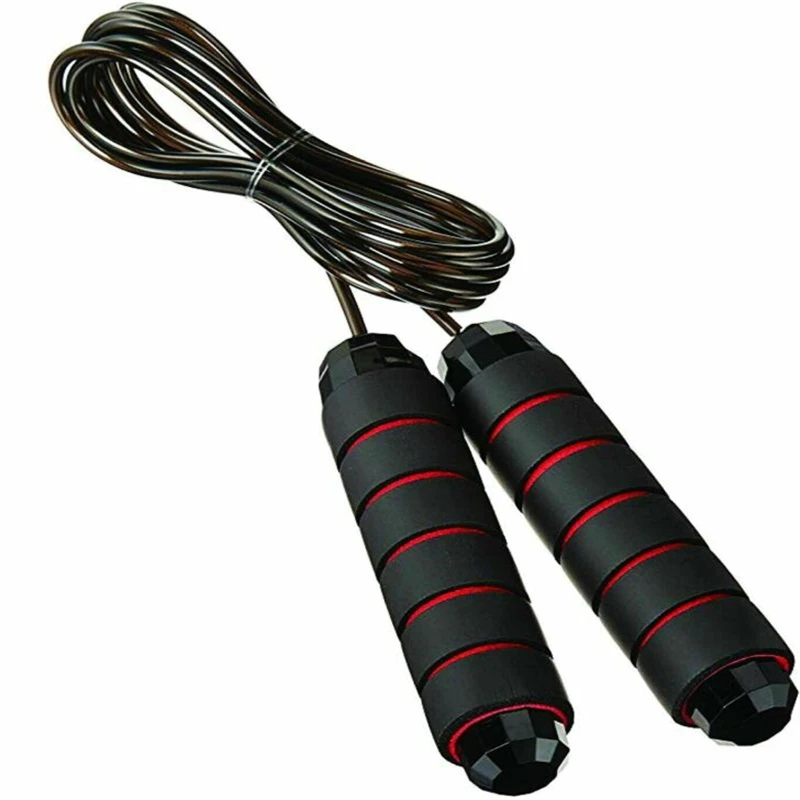 

Wholesale Professional Battle Fitness Jump Rope Saltar La Cuerda Durable Power Double Bearing Work Out Fast Skipping Rope, Red