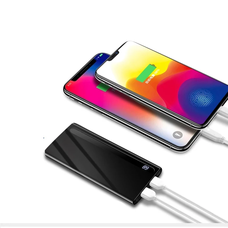 Wholesale new coming lcd display USB 10000mah charger banks power bank ultra thin type C portable fast charging power banks - ANKUX.COM