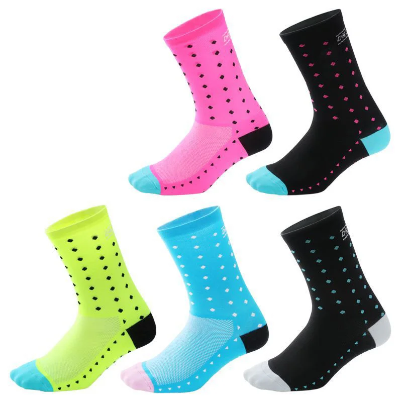 

Wholesale Custom Logo Breathable Men Cycling Compression Athletic Socks