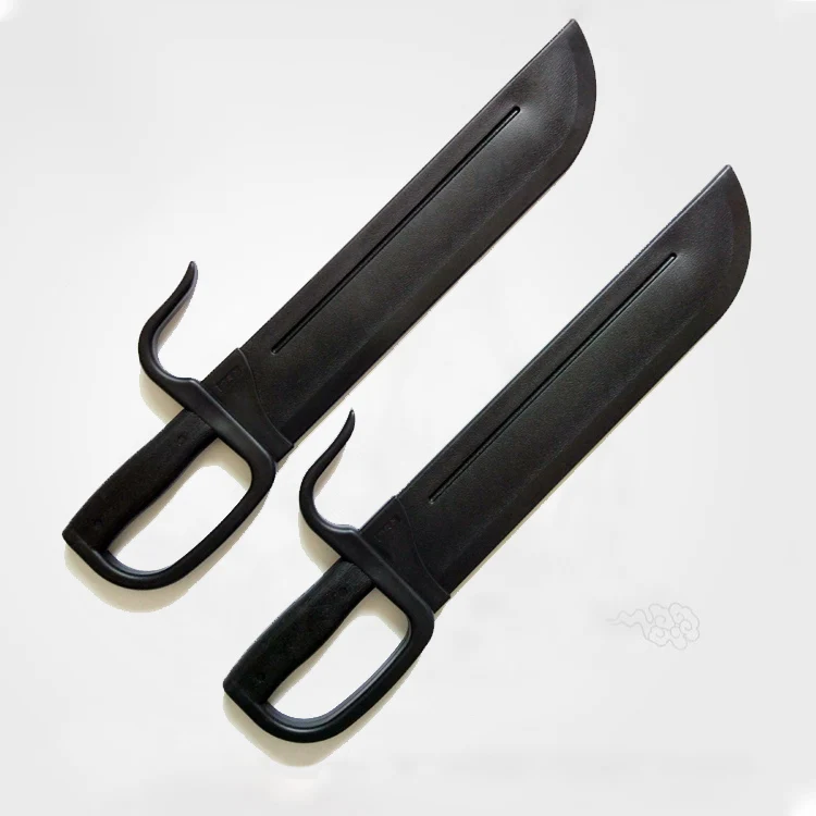 

Plastic steel Ip Man Bart Cham Dao Wing Tsun PP material Wing Chun Training Sword, Black and white