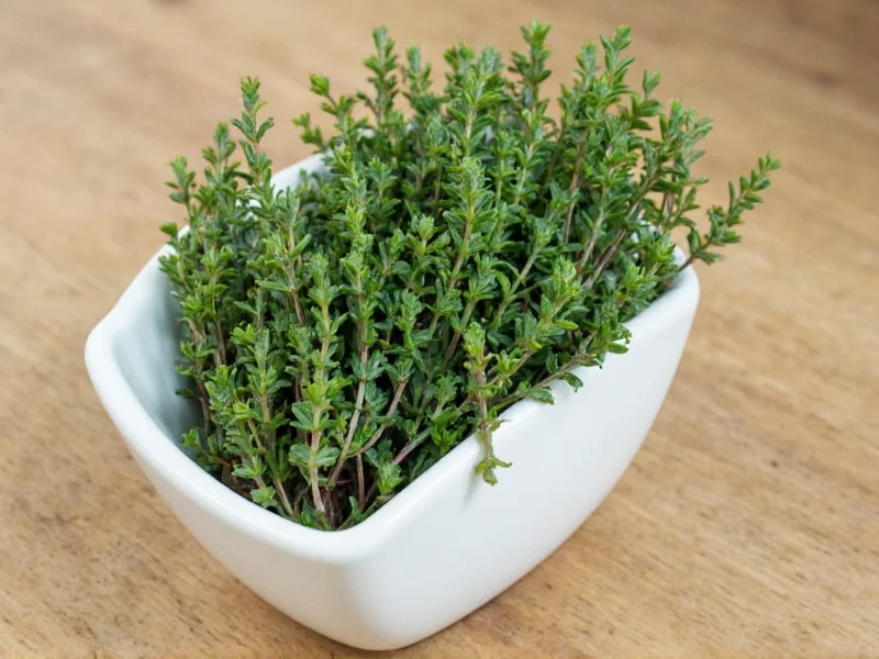 Thyme Fresh to Dry Conversion: Exact Ratio & Cooking Tips