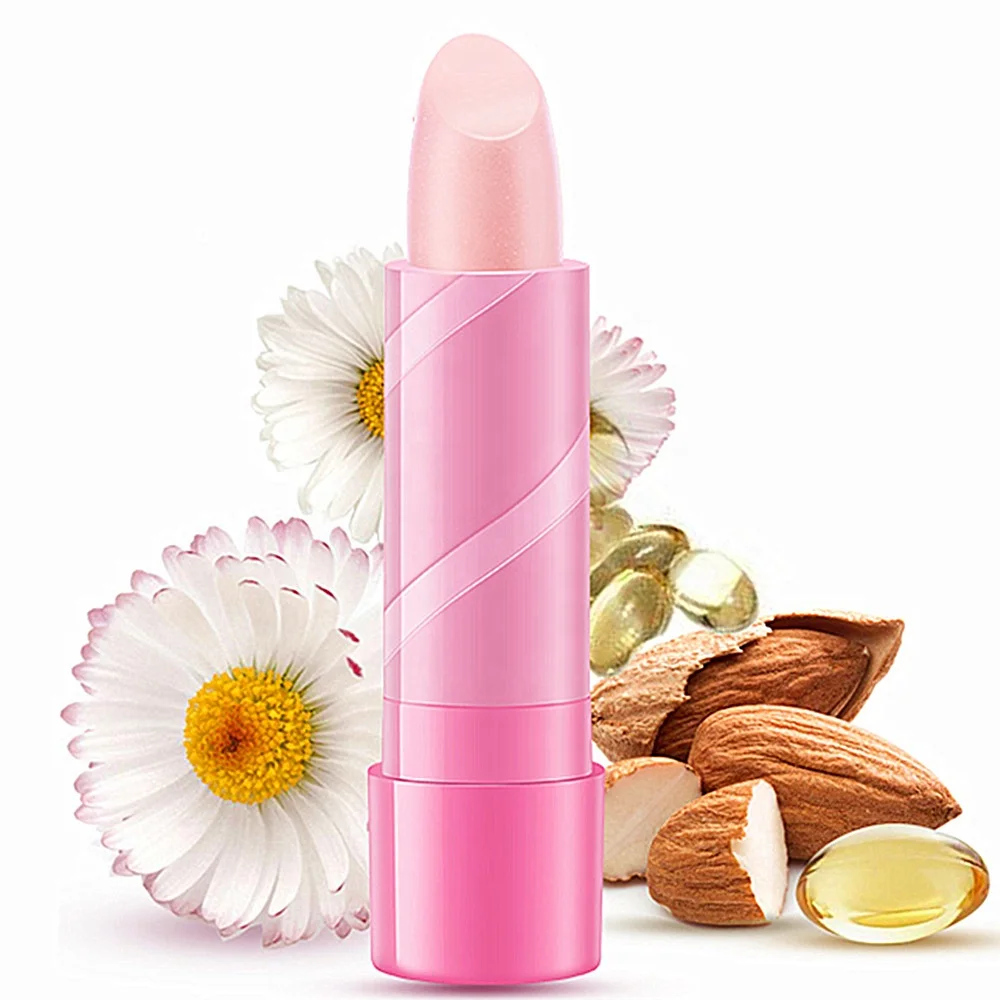 

Strawberry Lip Gloss Color-changing Anti Dry Lip Balm Honey Natural Long Lasting Moisturizing Lipstick, As picture shown