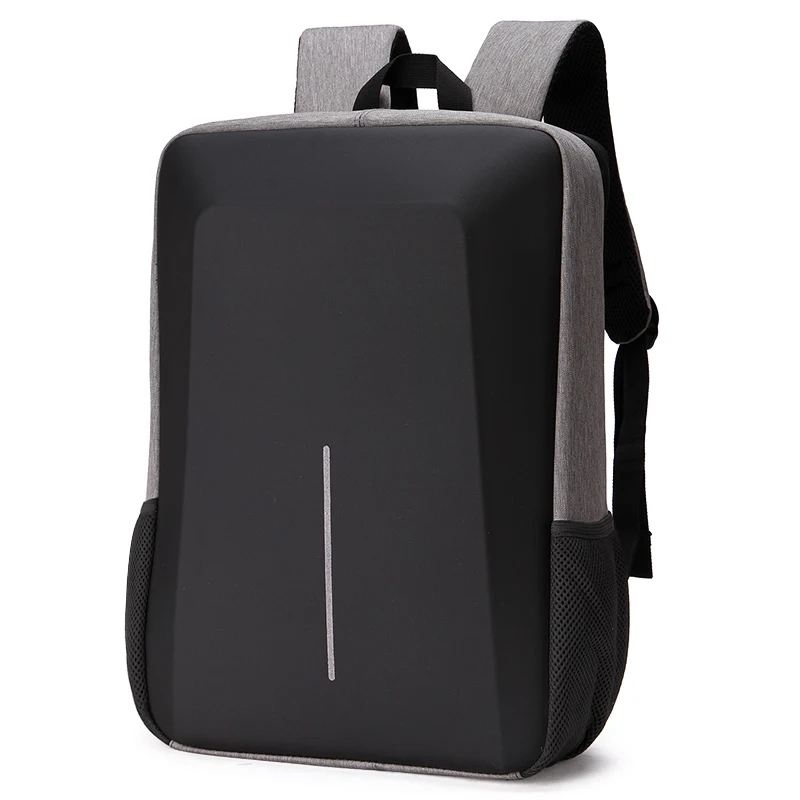 

Direct wholesale usb charging laptop backpack business travel anti theft backpack waterproof school 15.6 inch fashion backpack, Black, gray