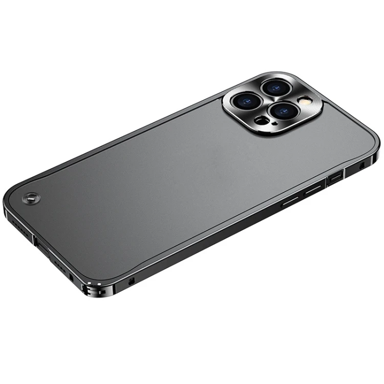 

Good Price Cheap Case Metal Frame Frosted Case For iPhone 13 Pro(Black)