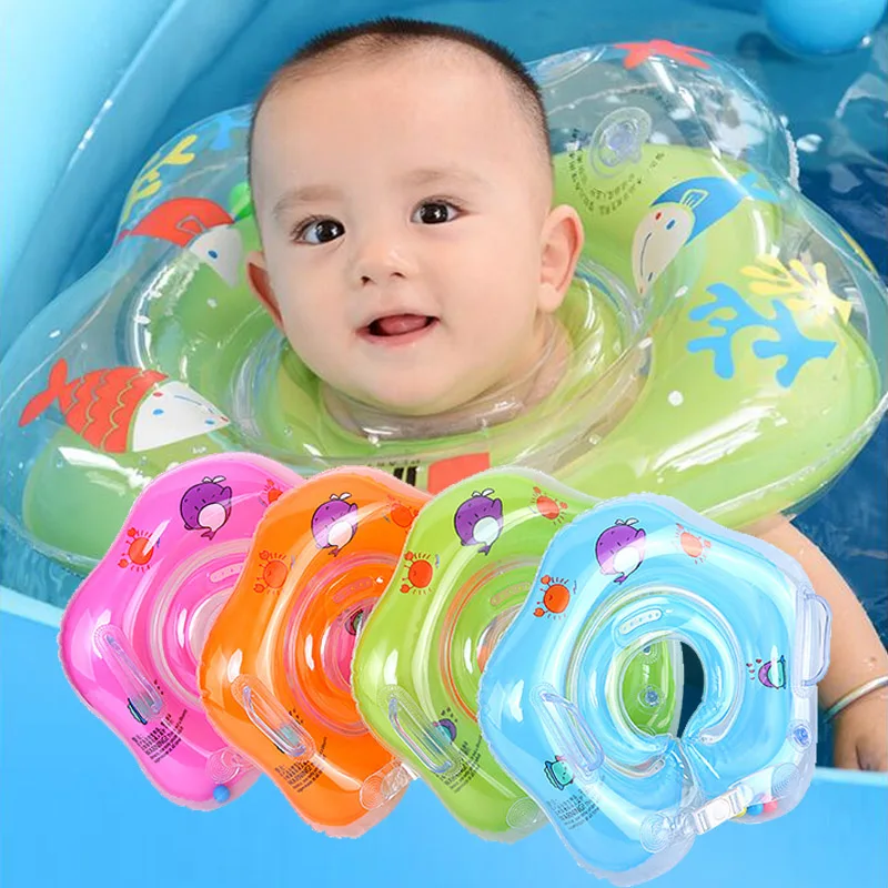 

Wholesale Safety Inflatable Pvc U Shape Baby Neck Float Ring Newborns Bathing Circle Safety Neck Float, Customized color