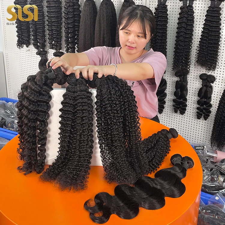 

Free Sample Remy Natural Human Hair Extension, Unprocessed Raw Virgin Hair, Qingdao Original 100 Bundles Human Hair