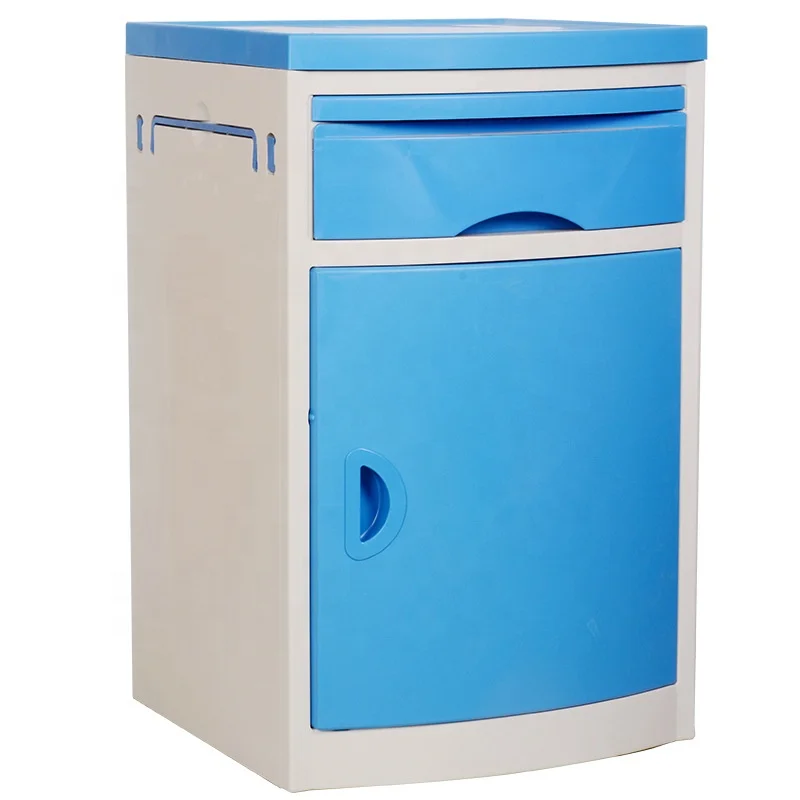 

Medical Hospital furniture ABS plastic hospital bedside cabinet For Patient