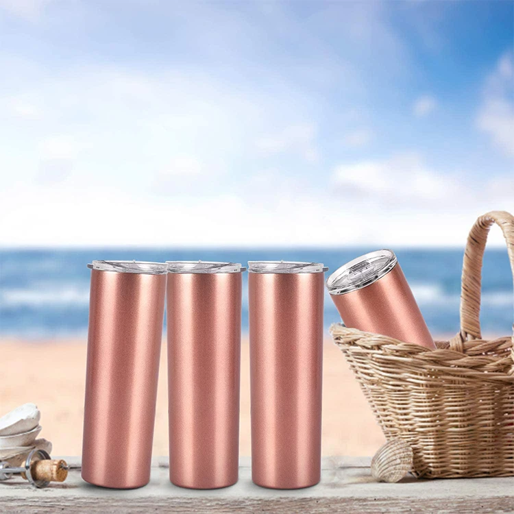 

2021 Hot Selling 20 oz Stainless Steel Insulated Water Bottle Slim Tumbler Cups In Bulk, Customized colors acceptable