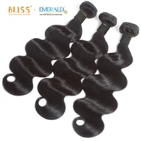 

Bliss Emerald 100% Unprocessed Virgin Indian 3IN1 3 Bundles Body Wave Weave Cuticle Aligned Human Hair Closure and Frontal