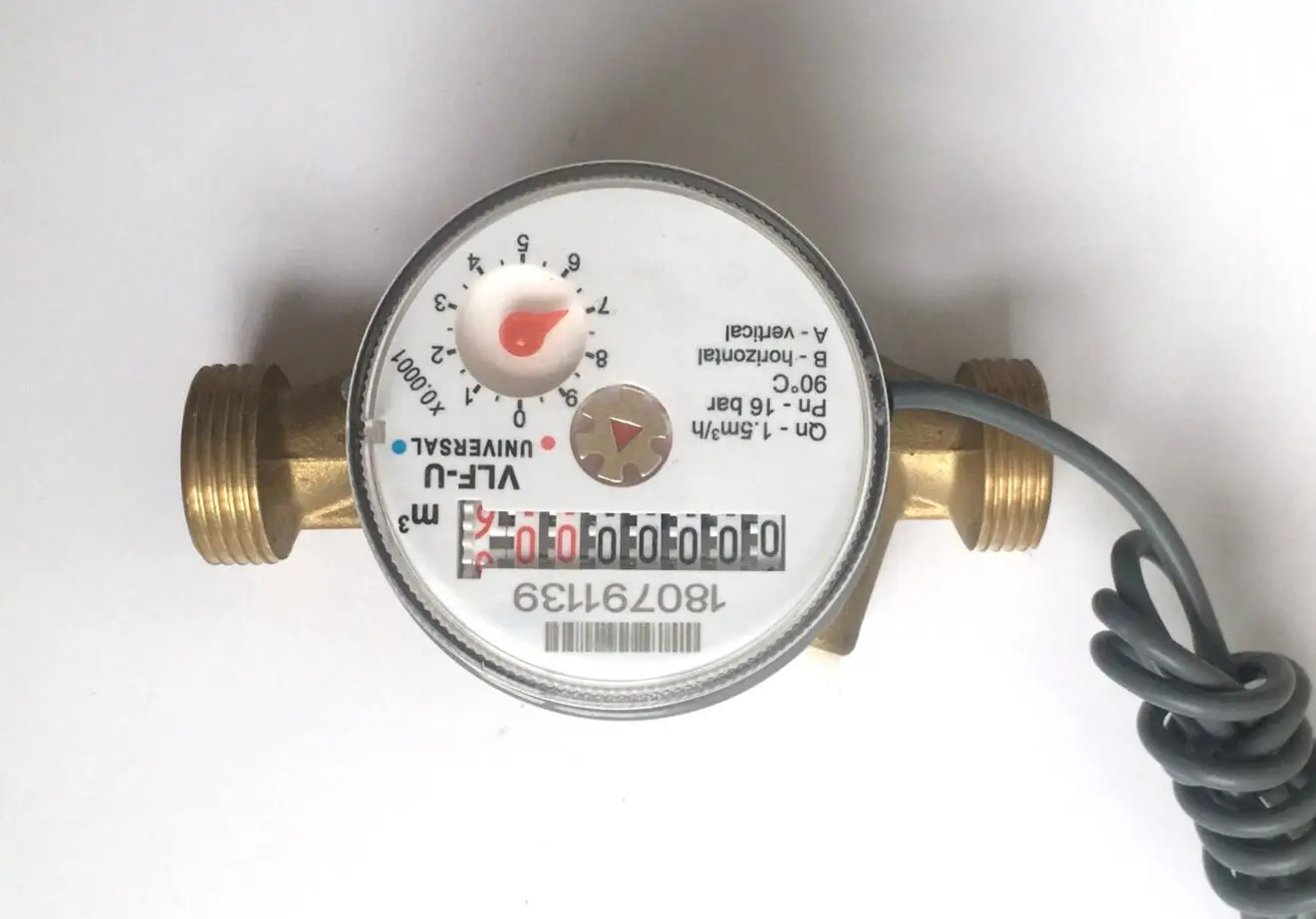 Single-Jet mechanical flow meter with Pulse output DN15 --DN25 - ANKUX.COM