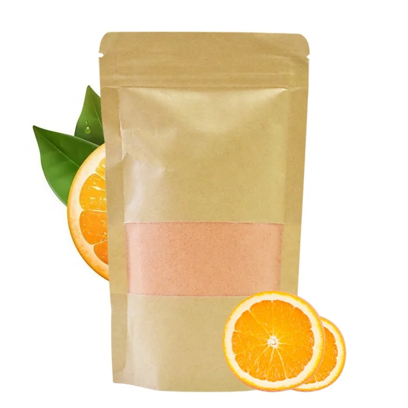 

Orange Crystal Jelly Homemade Foot Soak DIY Foot Bath Salt Private Label Spa Powder Massage Soften Whiten Pedicure Foot Salt
