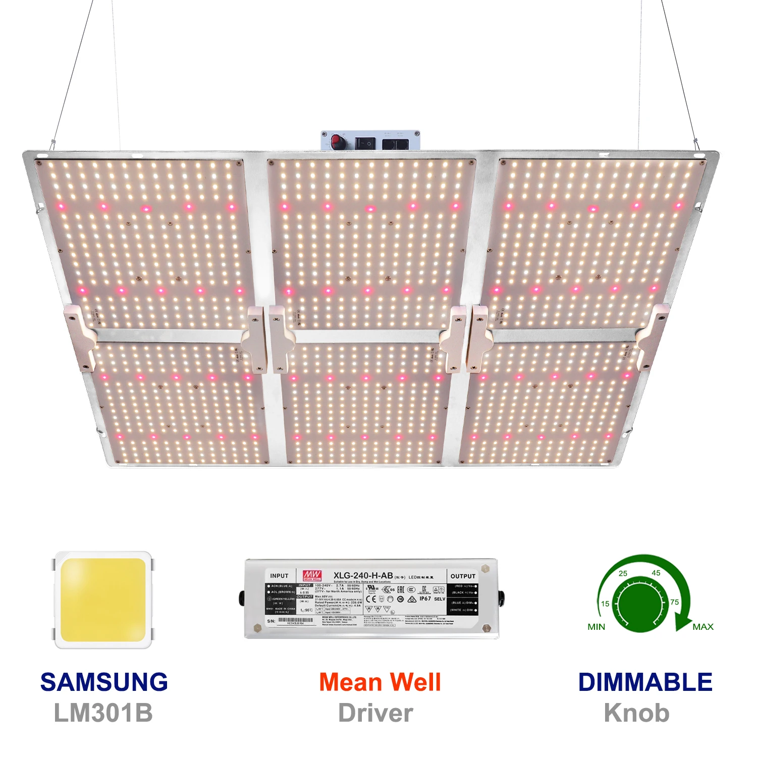 2020  G6000 SF6000 SF 6000  LED Grow Light LM301B LM301H Dimmable QB Plant Lamp Board