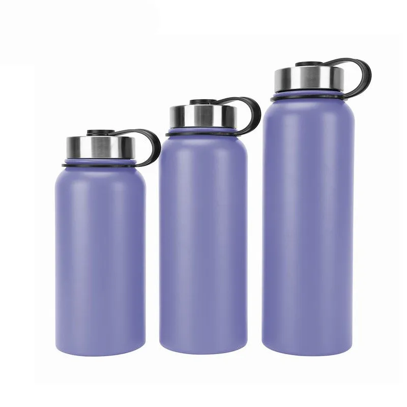 

Wholesale outdoor climbing thermos creative portable large capacity sports bottle 1000ml vacuum sports bottle, Customized color