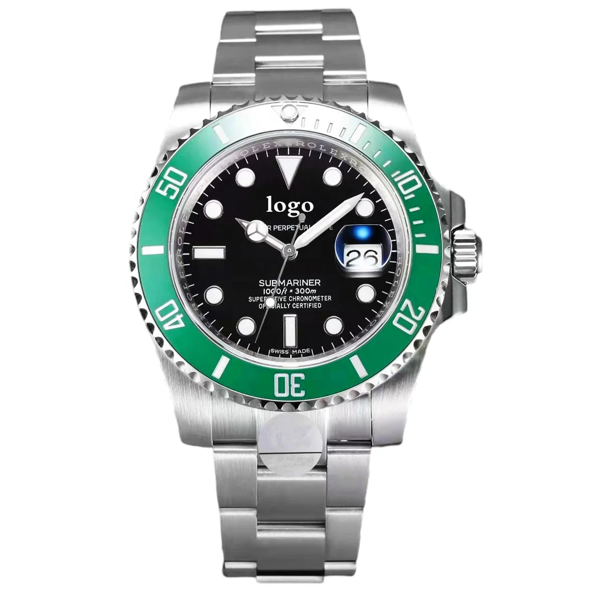 

Brand Diver Watch Noob Factory V12 Version Rollexables Luminous 116610 Eta 3135 Movement 904l Steel Hulk Submarine Watch, 1color
