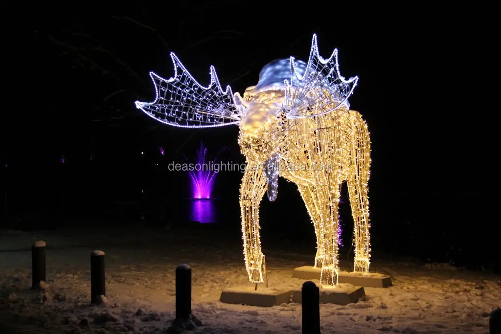 Lighted Christmas Moose Buy Christmas Moose Decorations,Led Lighting