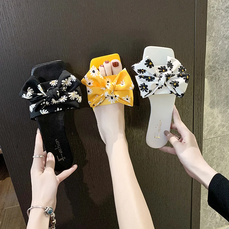 

Casual all-match bow-tie sandals and slippers 2020-222, 3 color