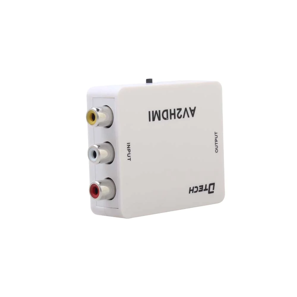 

1080p LCD monitor audio and video AV TO HDMI Convertor, Grey