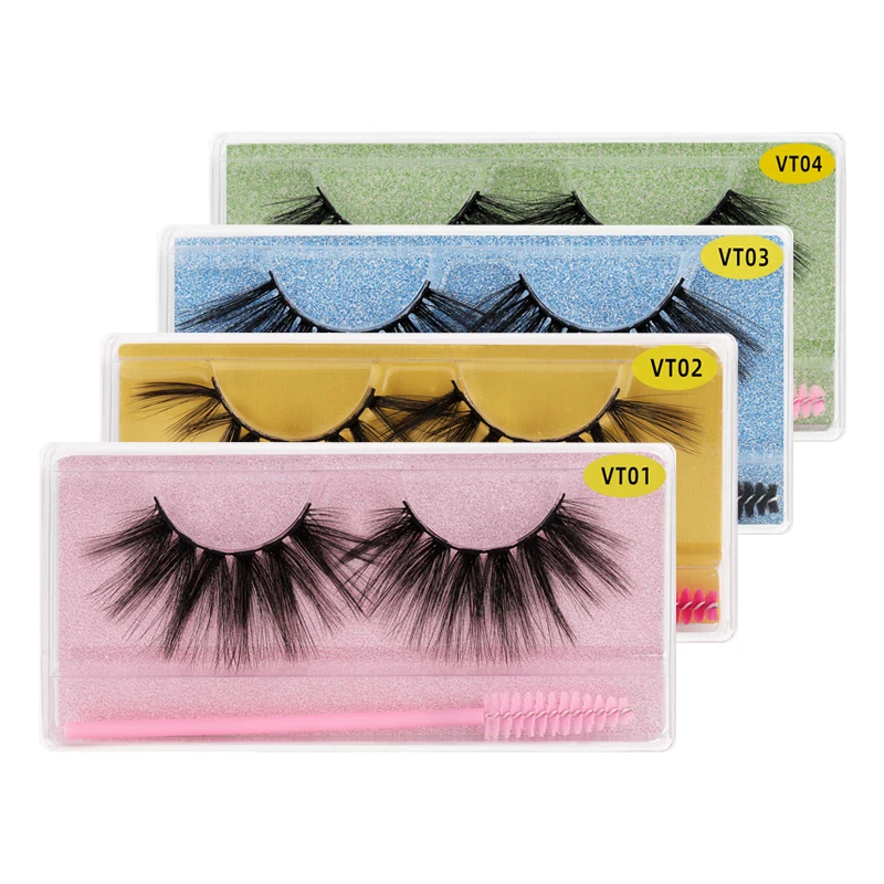 

Wholesale 3d artificial mink eyelashes 20mm mink color eyelashes artificial fur eyelashes packaging supplier, Natural black mink eyelashes