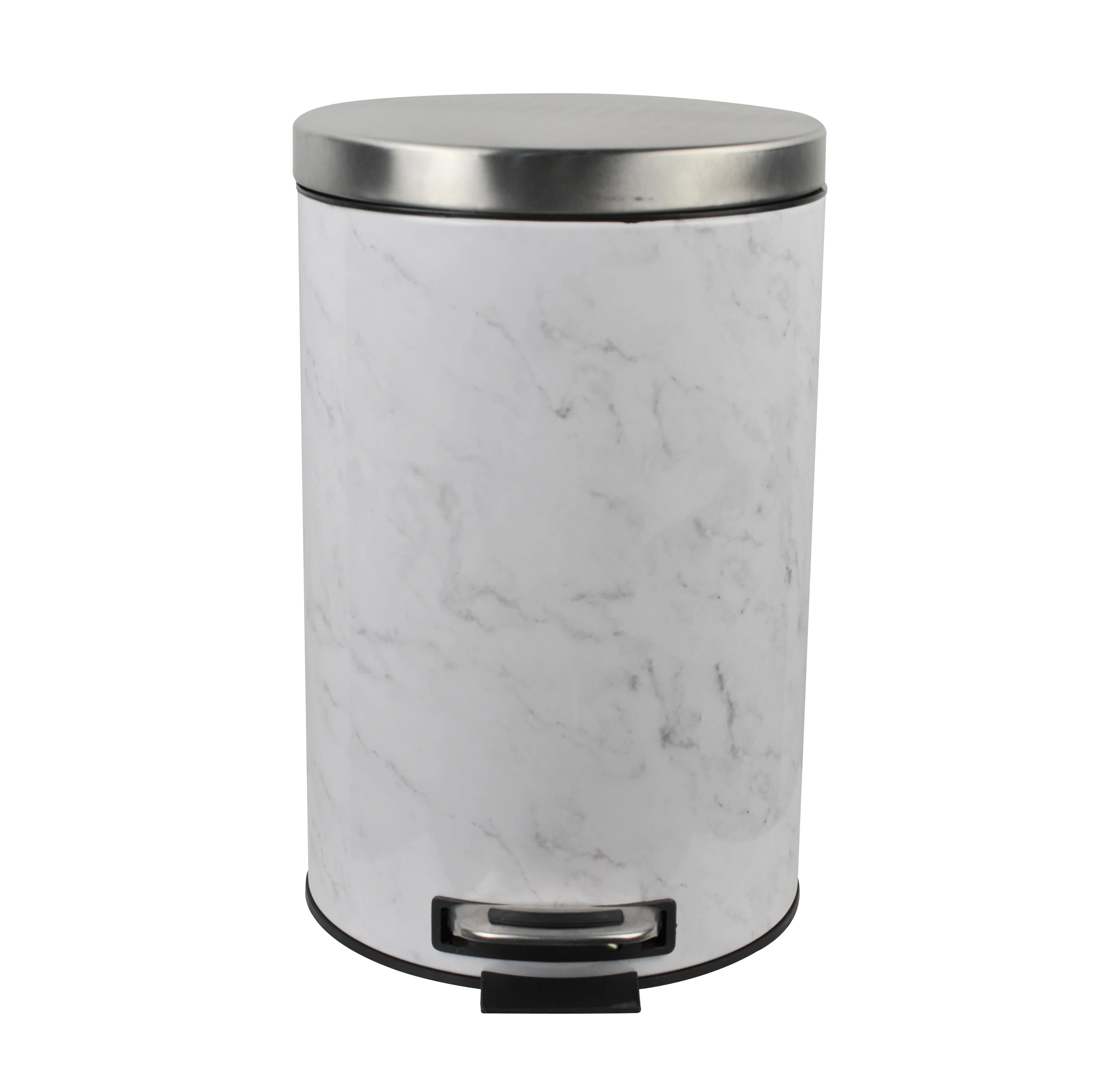 
Wholesale 5L Litre Stainless Steel Recycling Bin Pedal Waste Trash Rubbish Glass stainless steel pedal trash bin 