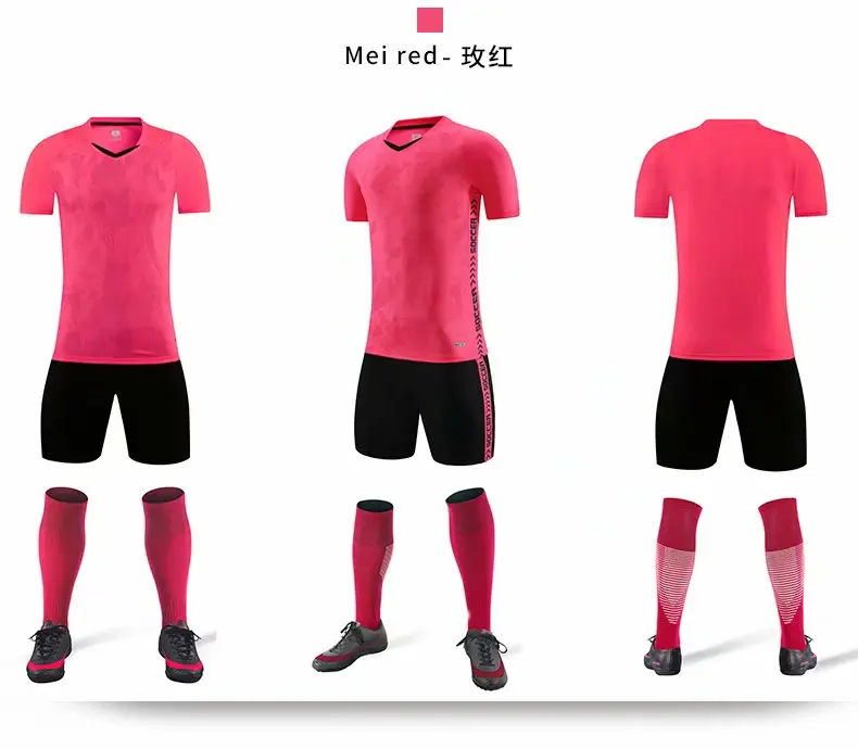

Wholesale Customized 2021-22 High Quality Pink Soccer Jersey, Any color is available
