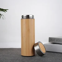 

Bamboo Product Sustainable Natural Private Label Bamboo Thermos Flask Eco Friendly Coffee Cup