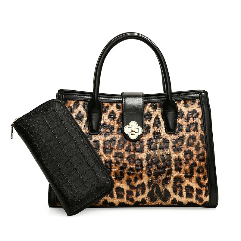 

2023 womens luxury set bags light simple business type bag checkered dark grain retro texture handbags