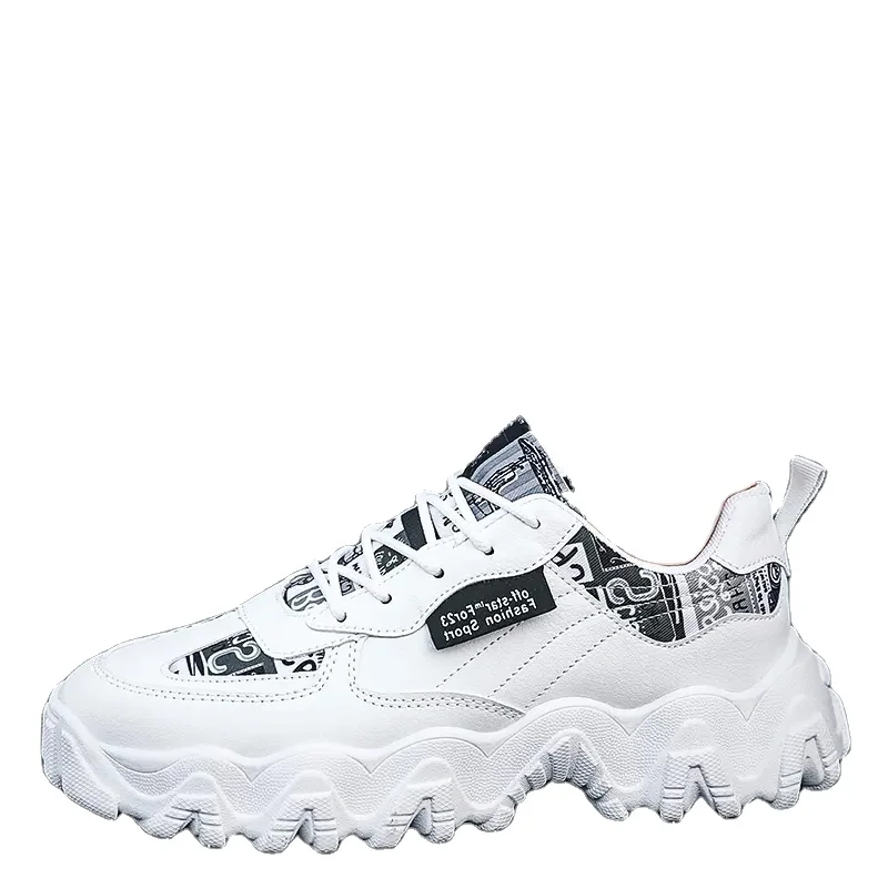 

Men's sports casual shoes fashion lace-up color matching basketball shoes running shoes, 2 colors