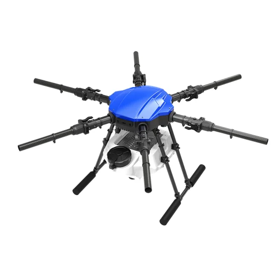 

2021 New E610S E610P 10L 10KG Agricultural uav Drone Spraying System Garden Drone Frame Kit Folding drone, Blue