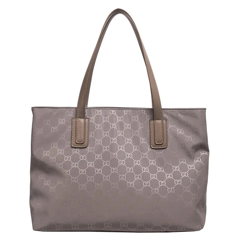 

2020 High Quality Nylon Handbag Big Tote Bag for ladies Shoulder Bag, Black, khaki
