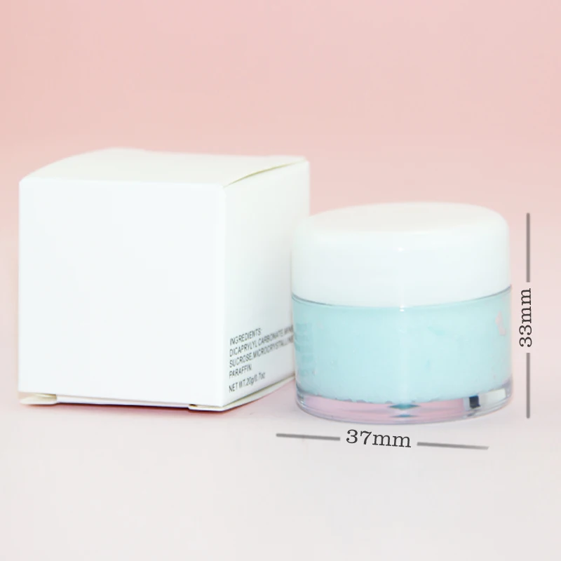 

Low MOQ Private Label Lip Scrub Exfoliator Custom logo Natural Organic Pink Sugar Lip Scrub