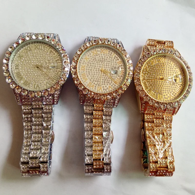 

Watch Gold Wrist Watch Manufacturer Diamond Setters Ice Diamond Watch