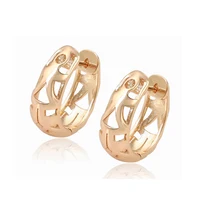 

9987 Xuping hollow fashion Lady's fashion jewelry big earrings hook type for women