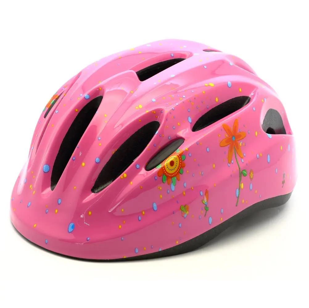

Low Price Helmet Manufacturers Sport Bike Riding Bicycle Helmet No Logo Kids Helmets For Kids, Pink