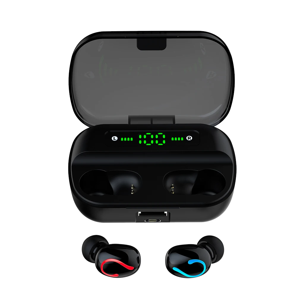 Promotional 2019 Wireless Headphones Stereo 5.0 Bluetooth Mini Earphone In-ear  Earbuds for Phone