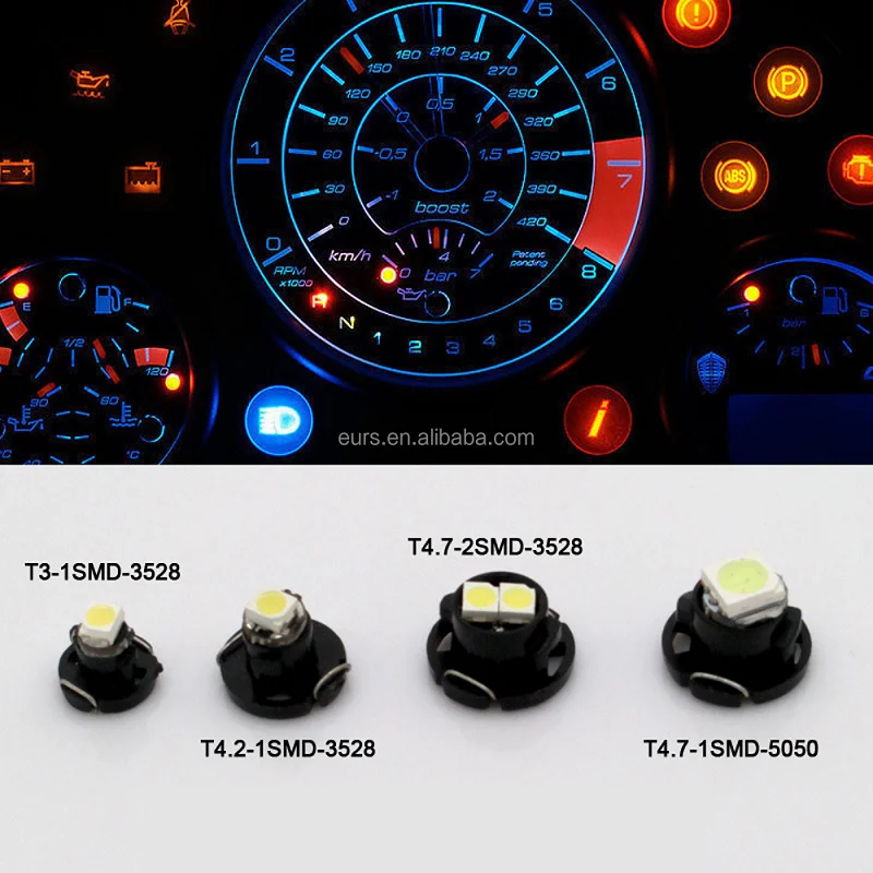 

EURS hot sale products car led instrument bulb  Indicator led lamp1smd 3528, Various color