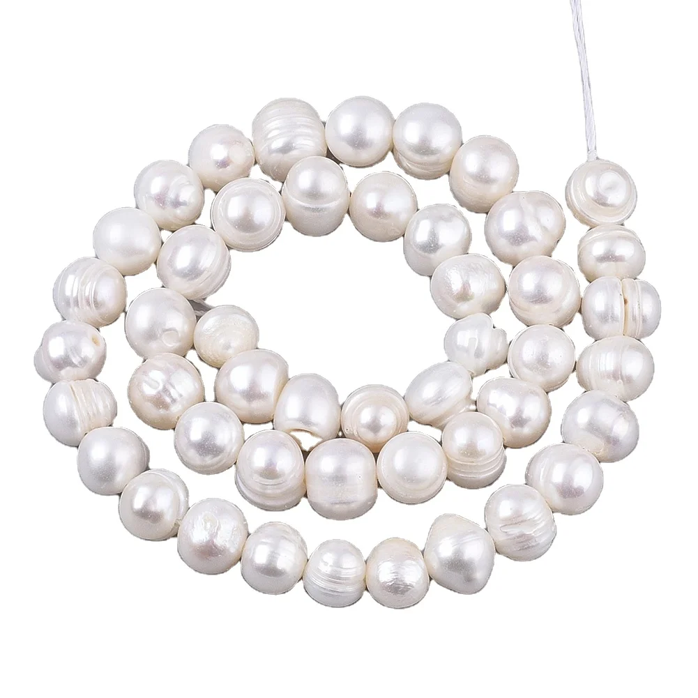 

PandaHall Potato Seashell Color Cultured Freshwater Pearl Beads