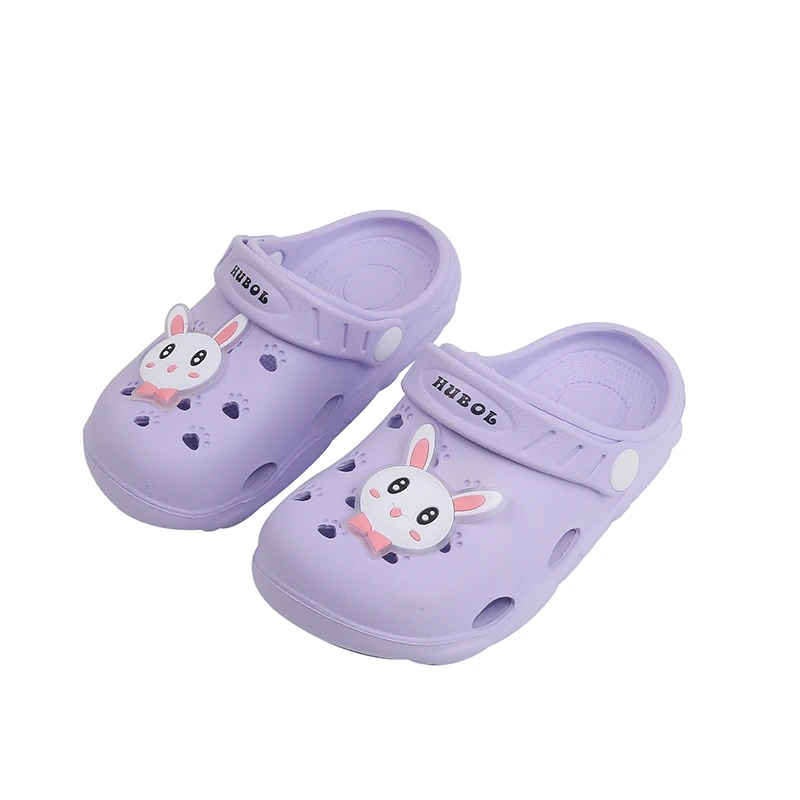 

All Season Children Rubber Anti-Slip Soled Sandals Breathable Lightweight Kids Clog Filp Flop Shoes, Mix color