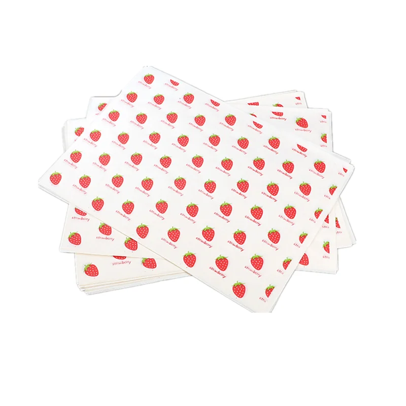 
Food paper greaseproof paper printing can be customized size 
