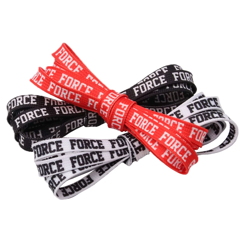 

Force Flats Shoelaces Classic Shoe Laces Sneaker White Sports Men Women Children Shoelace Casual String