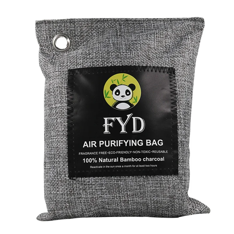 

200g Bambuskohleverpackungsbeutel Luftreiniger Reinigungsfilter zum Verkauf umweltfreundlicher kleiner, Gray