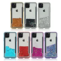 

For iPhone 11 Case Glitter, Liquid Quicksand Glitter Back Phone Case for iPhone 11 11 Pro 11 Pro Max