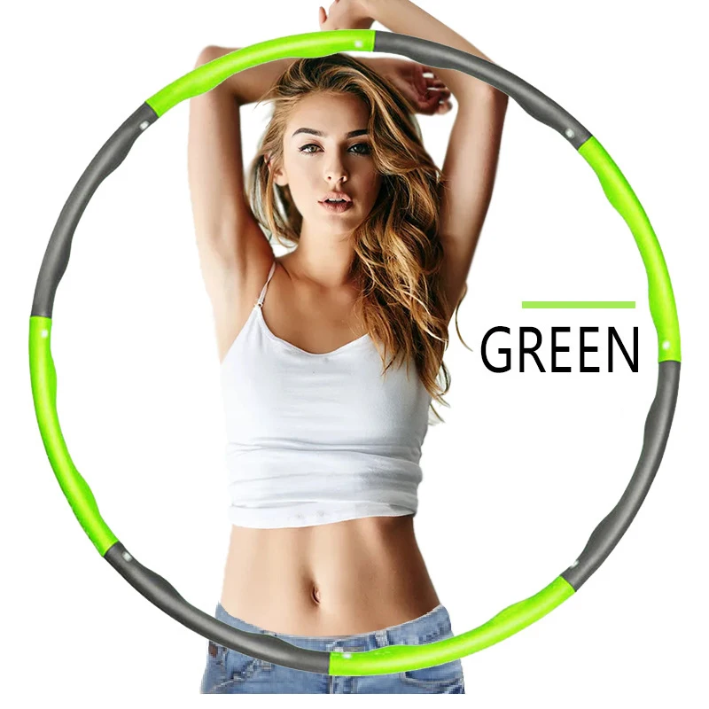 

Wholesale Adult Hoola Ring Hoop Design Professional Soft Fitness Hula Waist Ring Hoop Weighted Hoola Hoop For Exercise