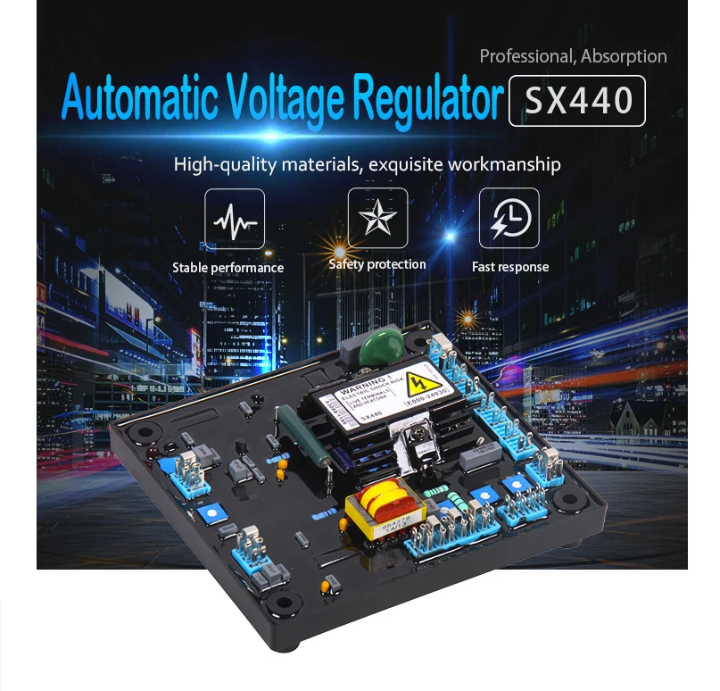 automatic voltage regulator avr sx440 for brushless alternator