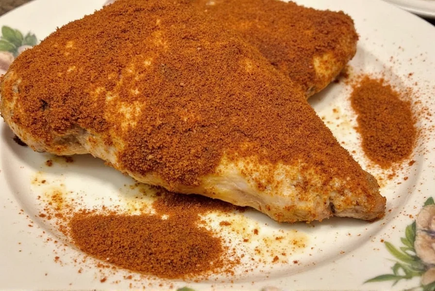 Seasoned chicken dish