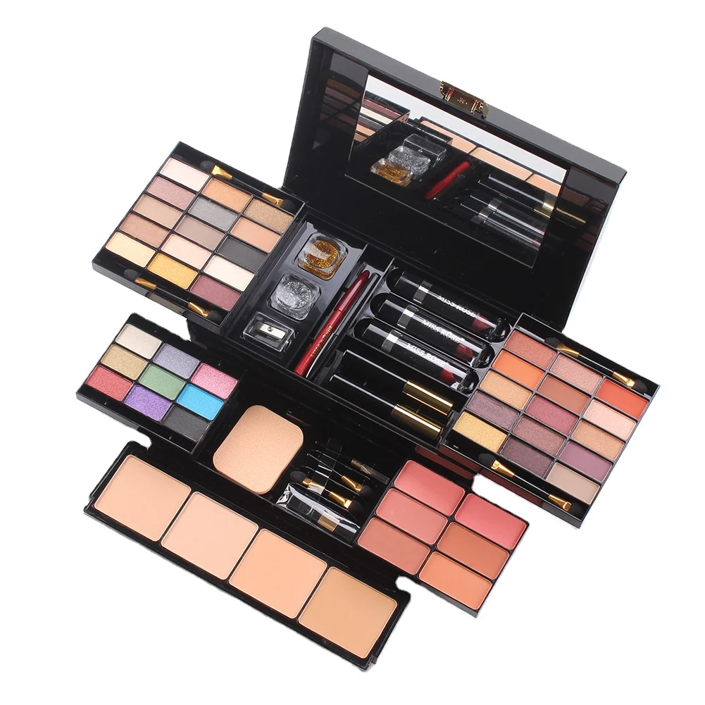 

MISS ROSE 39 color eye shadow 6 color blush 4 color powder cake eye shadow box makeup box makeup box private label makeup