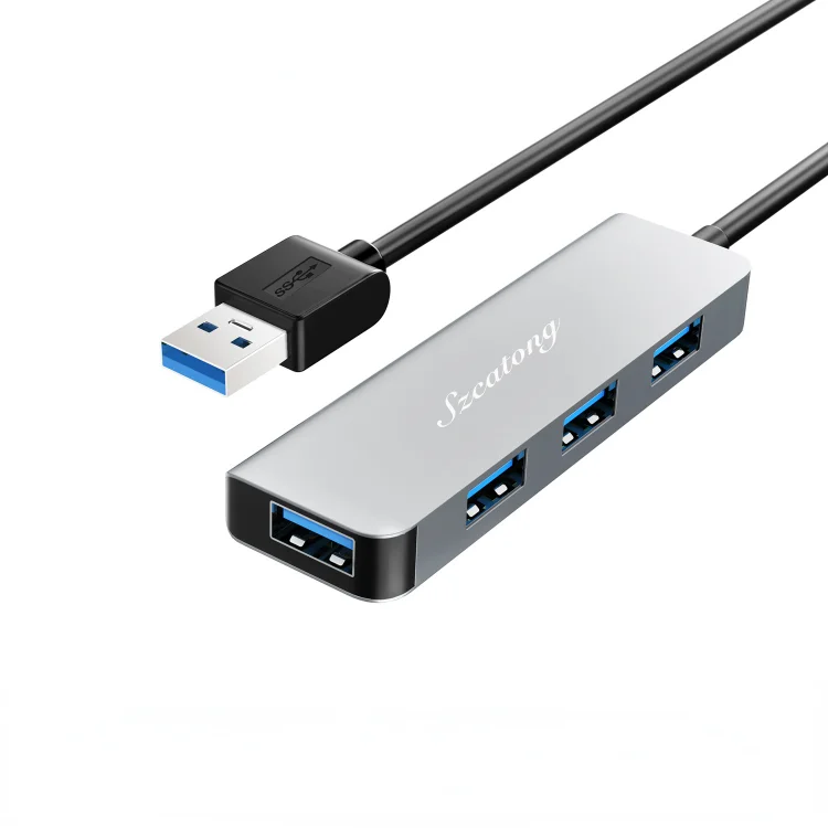 

Aluminum USB3.0 4-in-1 multi-function hub USB hub Concentrador USB