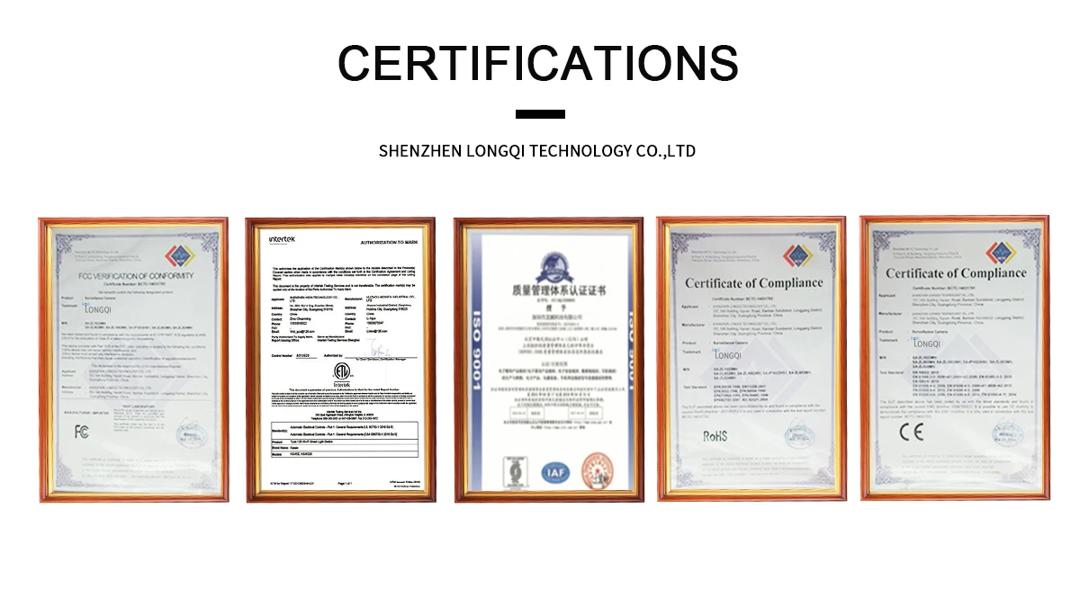Certifications